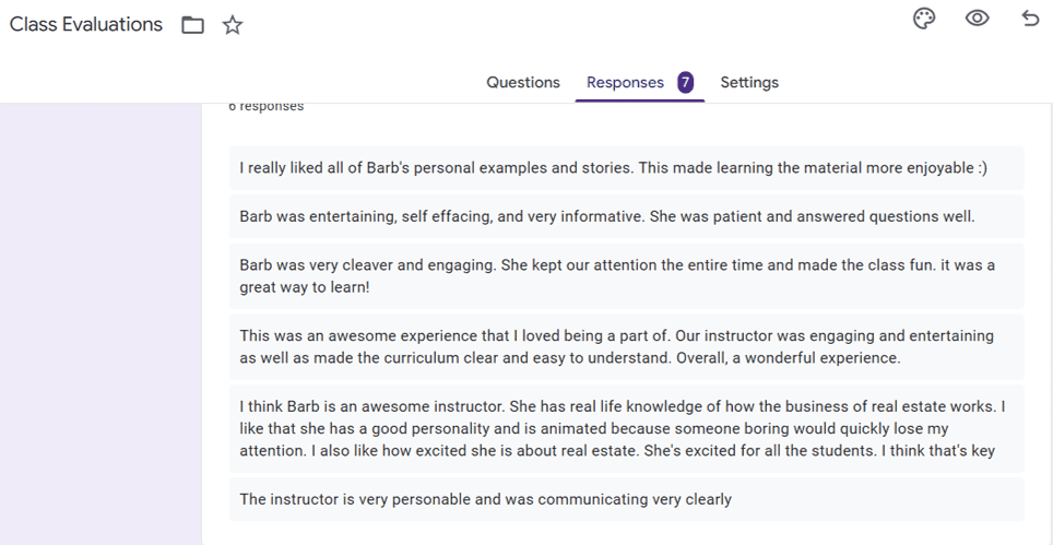 Idaho Online Real Estate School-Online Real Estate Class Feedback