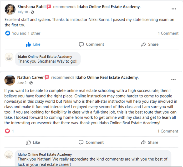 Idaho Real Estate School Review Image 2