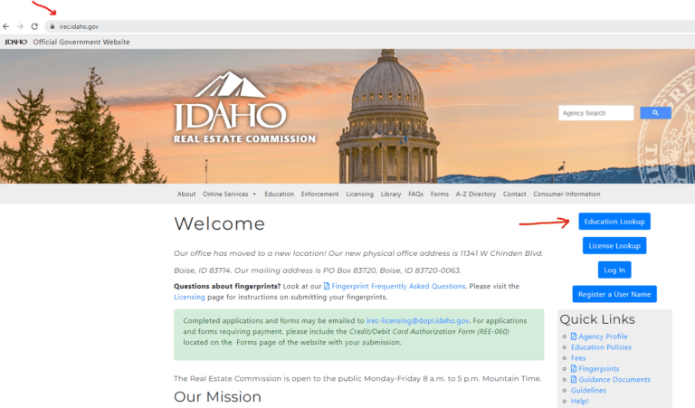 Idaho Real Estate Classes